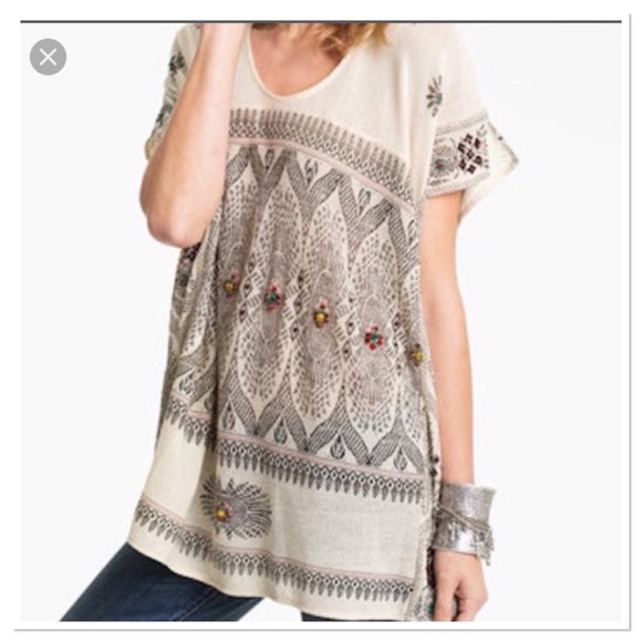 Free People Tops - Free People New Romantics Byzantine Dreams Tunic
